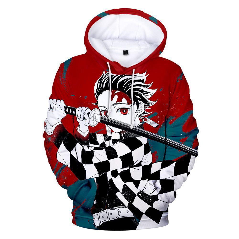 MAOKEI - Tanjiro Attack Red Style Hoodie - 1005004896240512-WYA5701-XXS