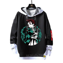 MAOKEI - Tanjiro Water Style Hoodie - 1005004939176267-black7-Asian Size M
