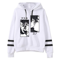 MAOKEI - Trendy Black Clover Hoodie - 1005003718951807-Black-XXS