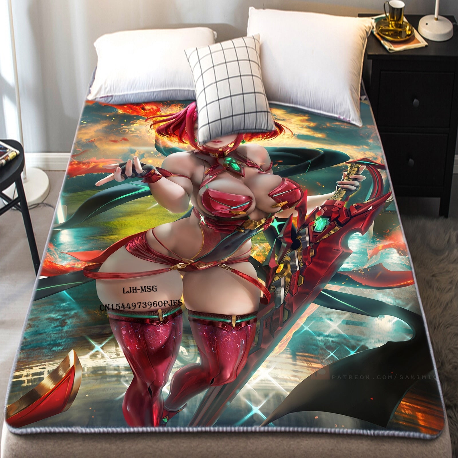 MAOKEI - Xenosaga Blanket Flannel Ecchi Style 2 - 1005003689051339-Poster Blanket 3-100x125cm