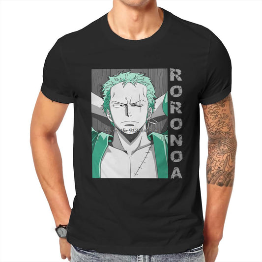 MAOKEI - Zoro Fashion Basic Style Slim T-Shirt - 1005003339408707-Black-XS