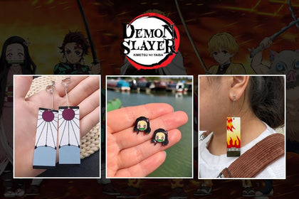Demon Slayer Collection – Iconic Anime-Inspired Earrings | MAOKEI