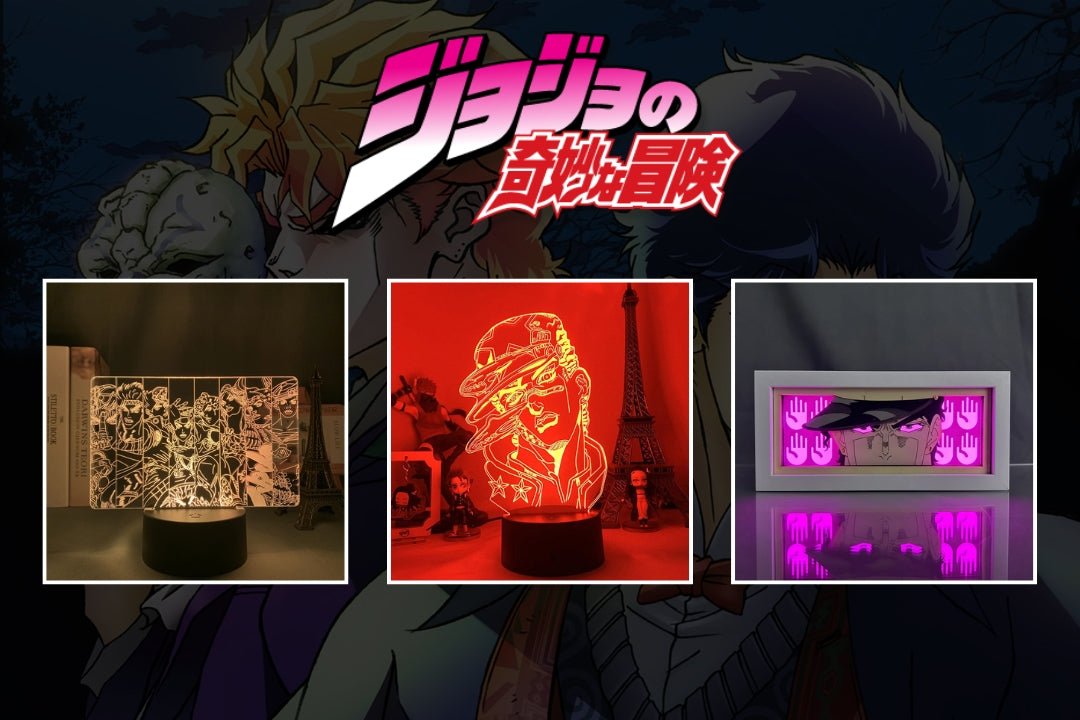 JoJo’s Bizarre Adventure 3D LEDs - Stylish Anime Lighting | MAOKEI
