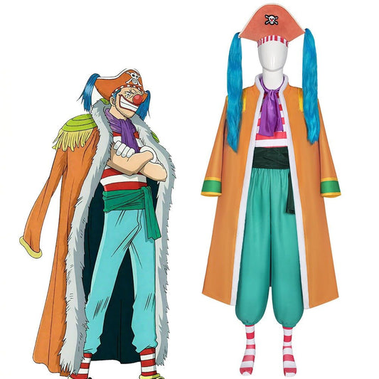 MAOKEI - One Piece Clown Buggy Full Cosplay Costume - Cosplay - 1