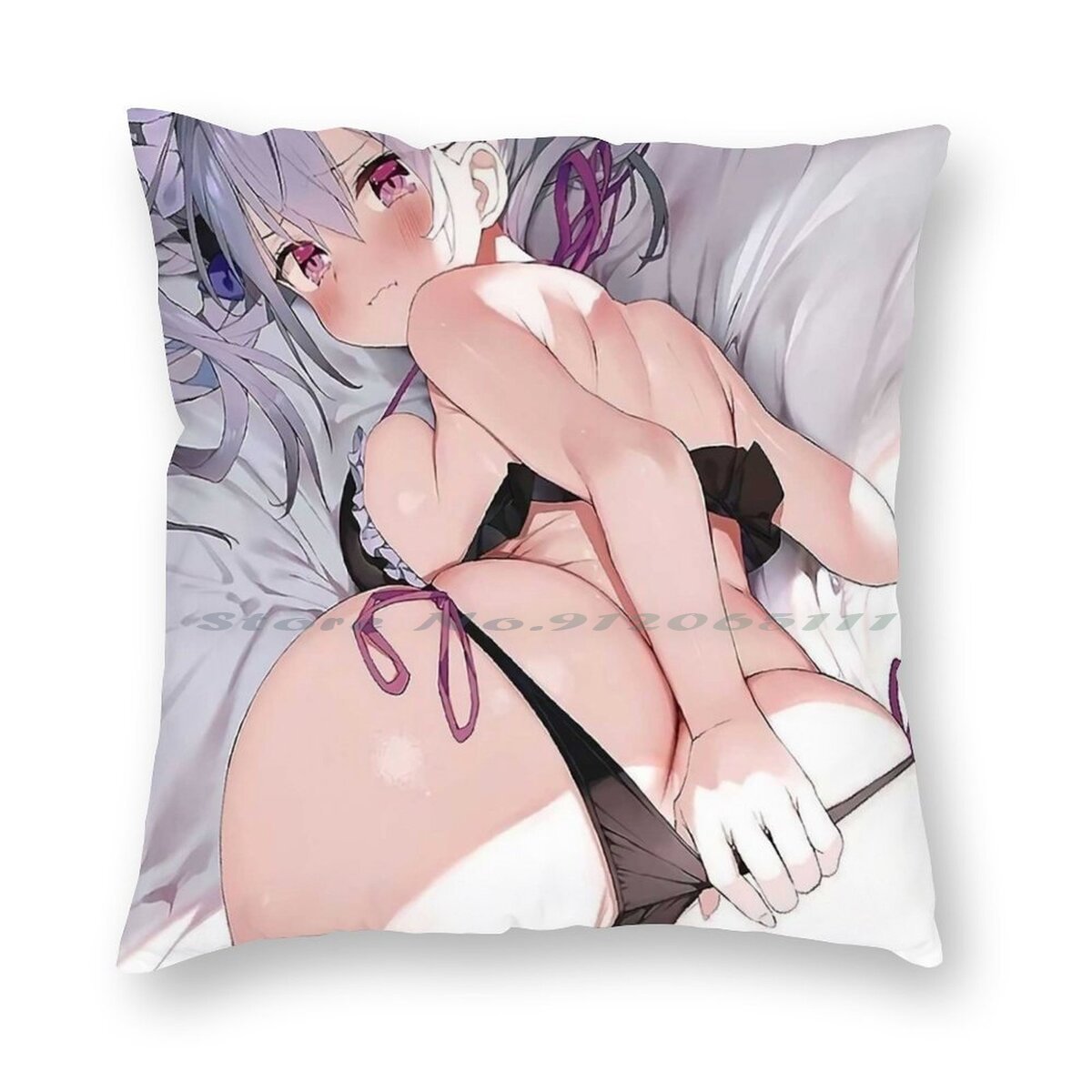 MAOKEI - 3D Hentai Original Character Pillow Case - 1005003008611326-Polyester-30x30cm 12x12in