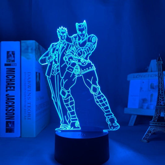 MAOKEI - 3D LED Stand JoJo Bizarre - 1005004308810321-DM466-7 colors no remote-United States