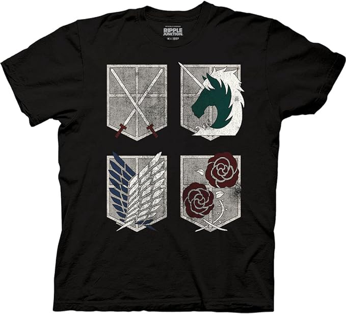 MAOKEI - Attack on Titan All Regiment Epic Official Shirt - B00U0HNYCY-2