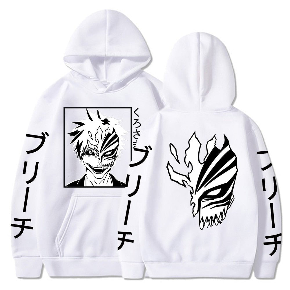 MAOKEI - Bleach Hollow Form New Style 3D Hoodie - 1005004707718215-Black1-XS