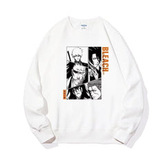 MAOKEI - Bleach Simple Big Characters Sweatshirts - 1005004879258695-Black(Thick)-S