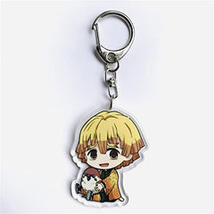 MAOKEI - Demon Slayer Agatsuma Zenitsu Kawaï Keychain - B09ZYKP16Z