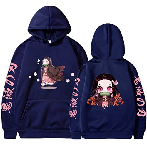 MAOKEI - Demon Slayer Chibi Nezuko Cute Hoodie - B0BYVW3T83