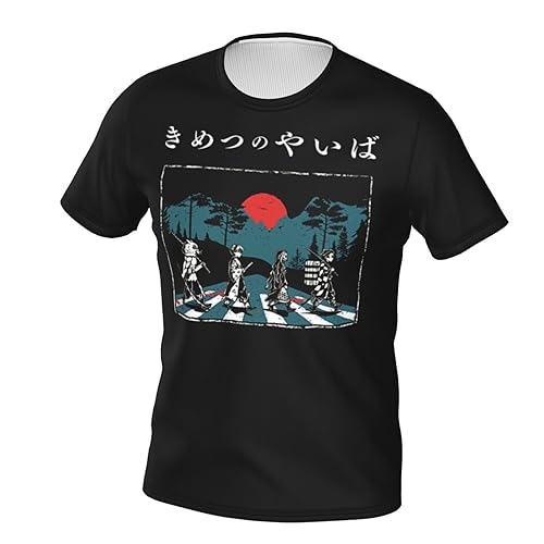 MAOKEI - Demon Slayer Kamado Team Trip T-Shirt - B0CHXMC2F4