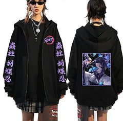 MAOKEI - Demon Slayer Shinobu Deter Pose Hoodie - B0B3MW5Z25