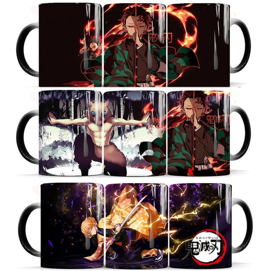 MAOKEI - Demon Slayer Sun Breath Magic Mug - 4000217058727-my hero 01-301-400ml