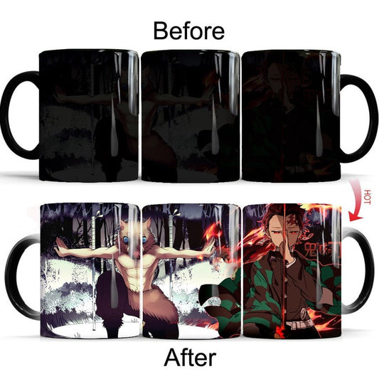 MAOKEI - Demon Slayer Sun Breath Magic Mug - 4000217058727-my hero 01-301-400ml