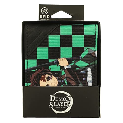 MAOKEI - Demon Slayer Tanjiro Bifold Wallet - B0BWWS5GKC