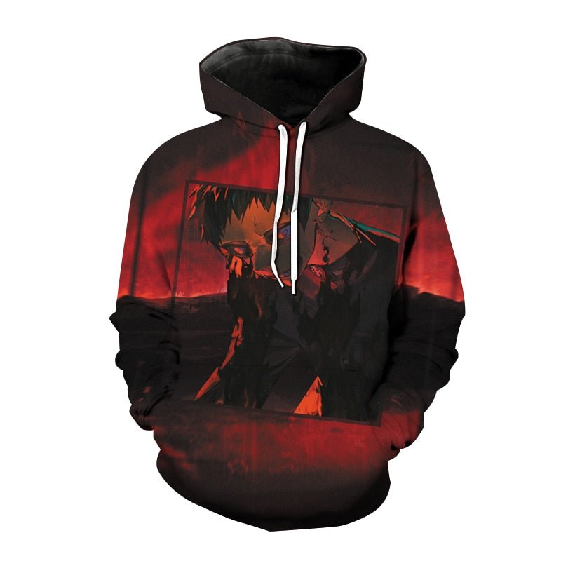 MAOKEI - Fire Force Chinra Burn 3D Hoodie - 1005001592313981-AH1101459S-S