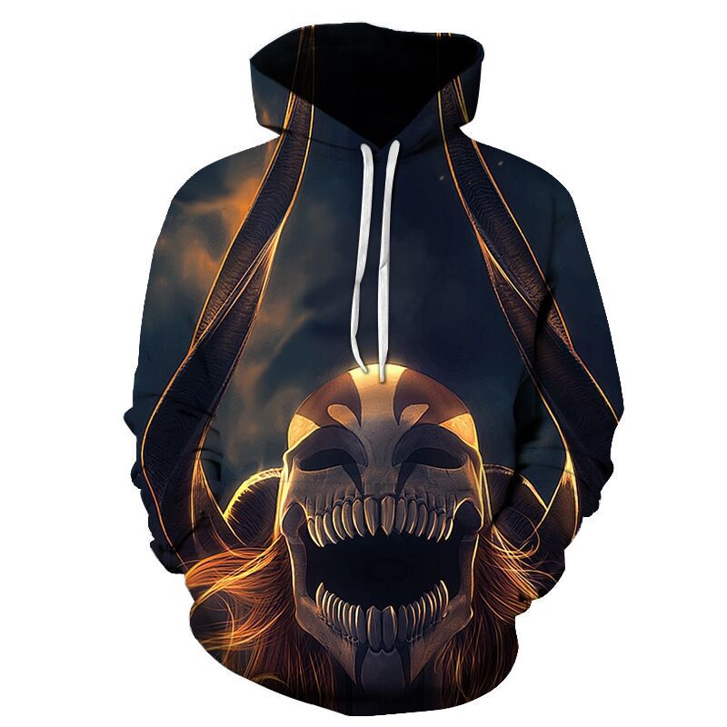 MAOKEI - First Hollow Form Bleach 3D Hoodie - 1005002678956239-05-XXS