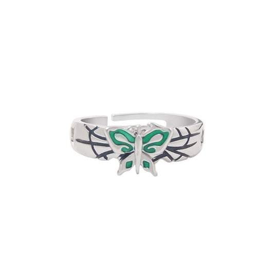 MAOKEI - Jolyne Cujoh Butterfly Ring - 1005004958651309-Resizable-Jolyne Cujoh