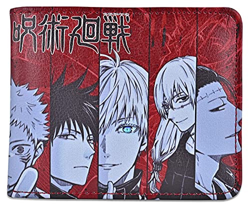 MAOKEI - Jujutsu Kaisen All Main Characters Inspired Wallet - B09BN55QF5