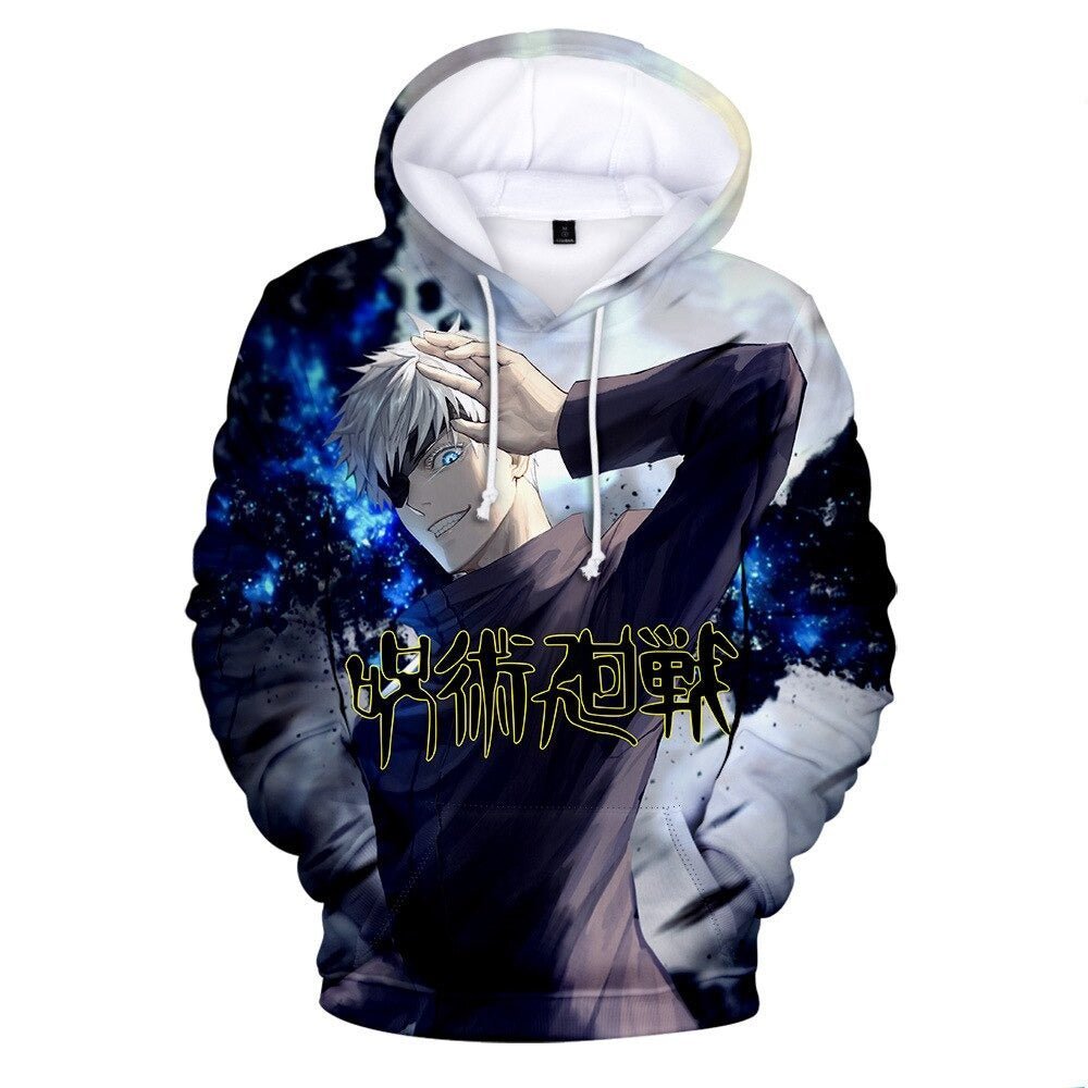 MAOKEI - Jujutsu Kaisen Satotu One Eye Mode Hoodie - 1005004871368977-3D 3-XXS