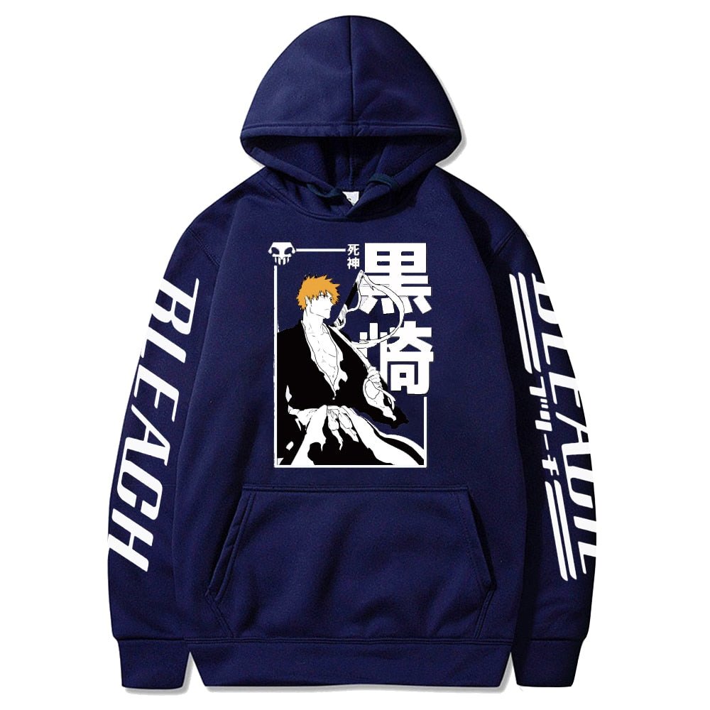 MAOKEI - Kurosaki Simple Form 1 Hoodie - 1005003194082845-Black-XS