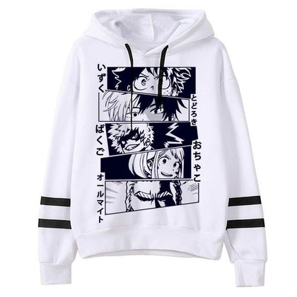 MAOKEI - My Hero Academia Black White Hoodie Style 2 - 1005001457384653-25580-XS