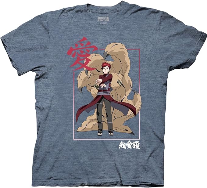 MAOKEI - Naruto Shippuden Gaara Hokage Shirt - B00U0HIUZK