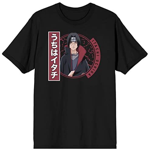 MAOKEI - Naruto Shippuden Itachi Akatsuki Style T-Shirt - B0B69HD7P2