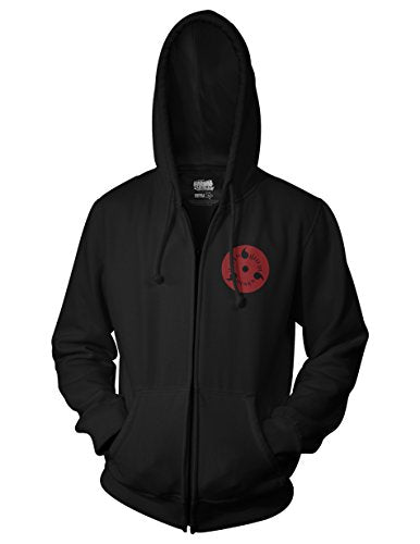 MAOKEI - Naruto Shippuden Sasuke Sharingan Kora Hoodie - B00U0HDA9G