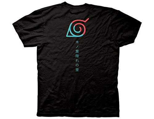 MAOKEI - Naruto Uzumaki Rasengan & Hidden Leaf Village Symbol T-Shirt - B00U0IAQYW