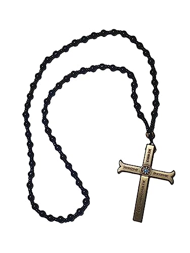 MAOKEI - One Piece Dracule Mihawk Cross Sword Necklace - B0BN8YMDT5