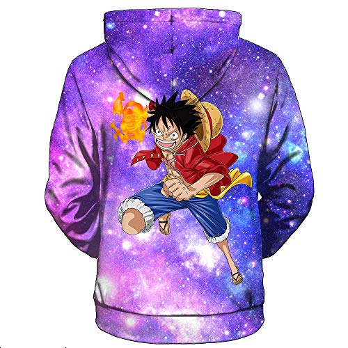 MAOKEI - One Piece Luffy Marine War Skylight Hoodie - B07VP5MXK6