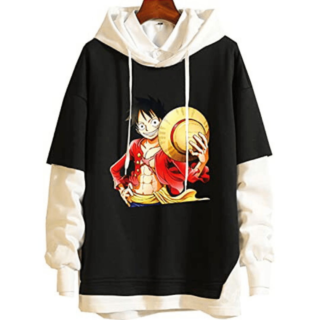 MAOKEI - One Piece Monkey D Luffy Epic Fan Art Hoodie Style 3 - B09P87PPFP