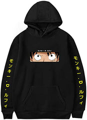 MAOKEI - One Piece Monkey D Luffy Eyes Hoodie Style 2 - B09MTJX68W