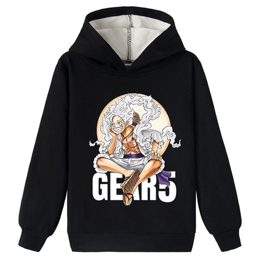 MAOKEI - One Piece Mugiwara Luffy Gear 5 Epic Pose Hoodie Style 2 - B0CLL7RYQ1