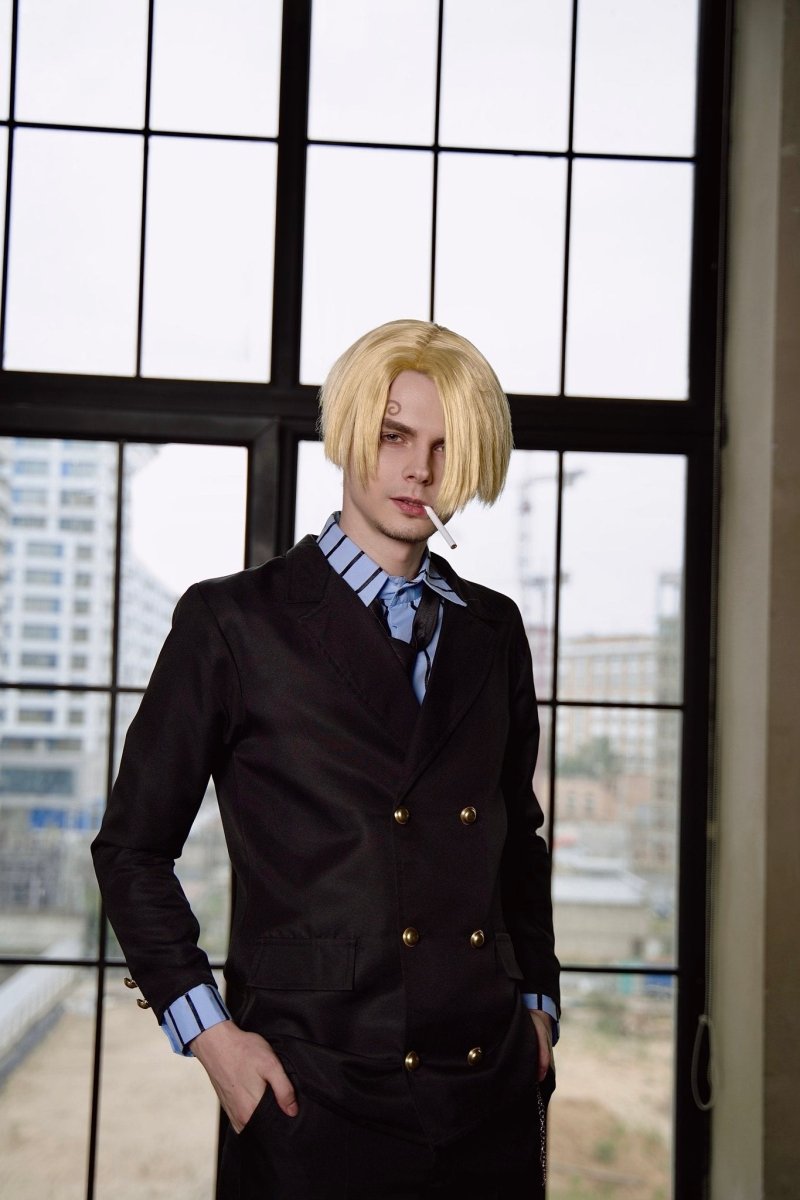 MAOKEI - One Piece Official Sanji Cosplay Costume - B0CL721LK5
