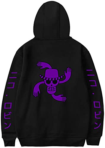 MAOKEI - One Piece Robin Special Emblem Hoodie - B09MTJMRLY