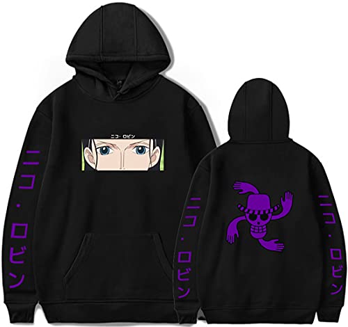 MAOKEI - One Piece Robin Special Emblem Hoodie - B09MTJMRLY