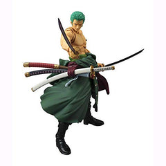 MAOKEI - One Piece Roronoa Zoro 3 Swords Style Multi Action Figure - B09MB29FQW