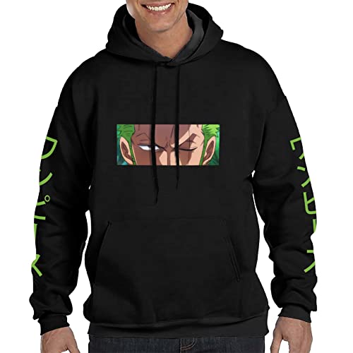 MAOKEI - One Piece Roronoa Zoro Special Emblem Hoodie Style 3 - B0CHY9FFN8