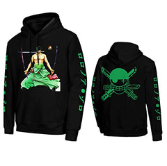 MAOKEI - One Piece Roronoa Zoro Special Fight Epic Hoodie Style 1 - B09QKFWR2M