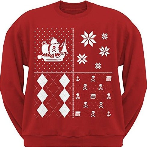 MAOKEI - One Piece Sunny Mugiwara Ship Christmas Sweater - B00QMPAL92