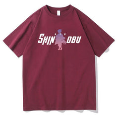 MAOKEI - Shinobu Simple Fashion Shirt - 1005004177614717-Burgundy-XS