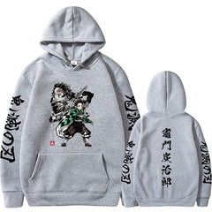 MAOKEI - Tanjiro 3D Attack Hoodie - 1005005073432967-Black-S