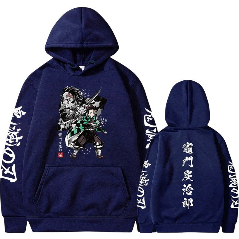 MAOKEI - Tanjiro 3D Attack Hoodie - 1005005073432967-Black-S