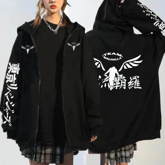 MAOKEI - Tokyo Revengers Valhalla Gang Hoodie - 1005003380751423-Re107b-R106b-R70-XXS