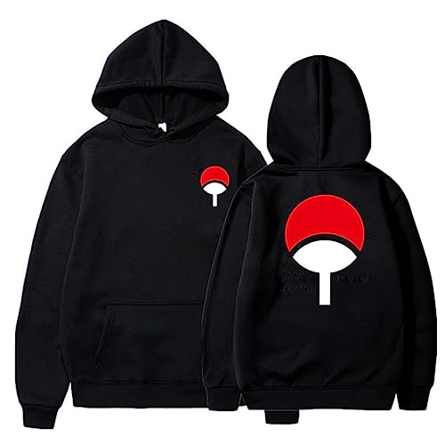 MAOKEI - Uchiha Clan Classic Style Inspired Hoodie - B0CKMRLP9H