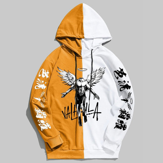 MAOKEI - Valhalla Gang Hoodie Vintage Style - 1005003884169037-YW-R237h-R133-R134-XXS