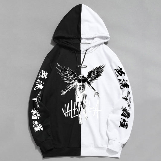 MAOKEI - Valhalla Gang Hoodie Vintage Style - 1005003884169037-YW-R237h-R133-R134-XXS